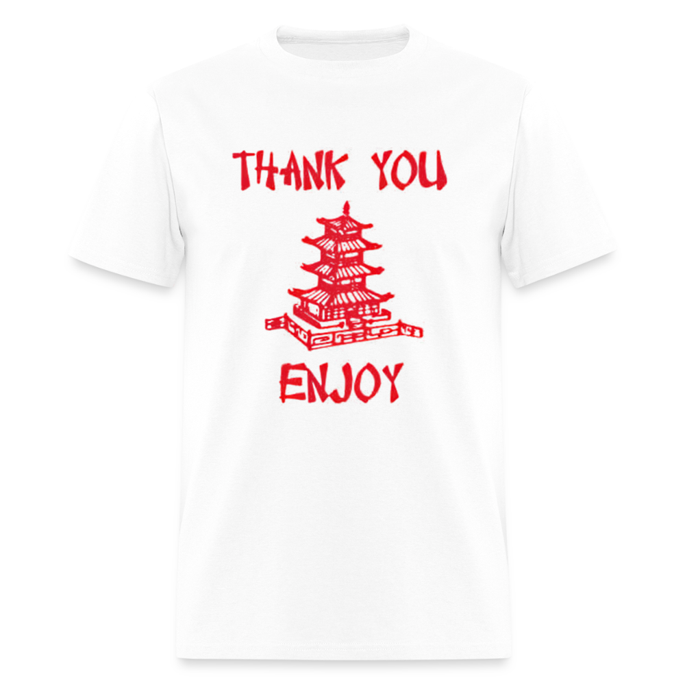 Thank You Enjoy - white