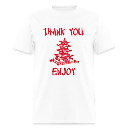 Thank You Enjoy - white