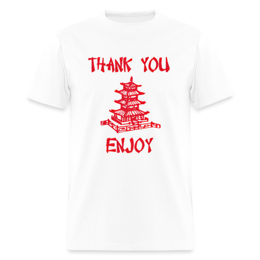 Thank You Enjoy - white